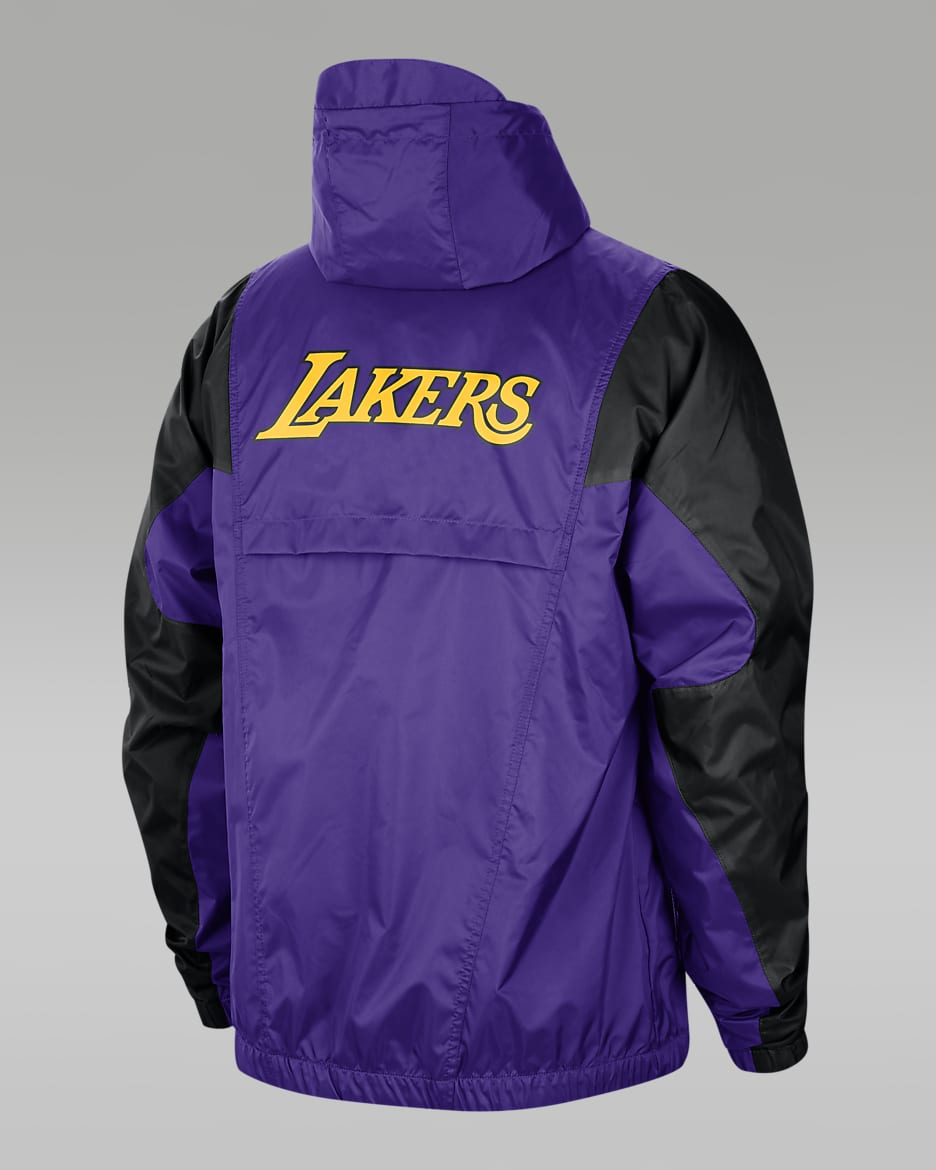 Nike lakers jacket black discount